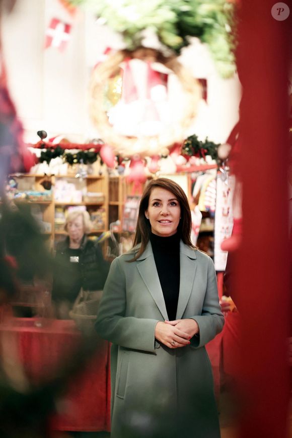 La princesse Marie de Danemark et le prince Joachim de Danemark ont assisté à l'ouverture du bazar de Noël organisé par la Frederikskirken à l'église danoise de Paris le 2 novembre 2022. © Dominique Jacovides/Bestimage