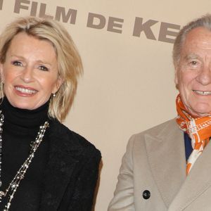 Sophie Davant et son compagnon William Leymergie - Avant-première du film "Ma Mère, Dieu et Sylvie Vartan" au cinéma Pathé Palace à Paris le 17 mars 2025. © Coadic Guirec/Bestimage