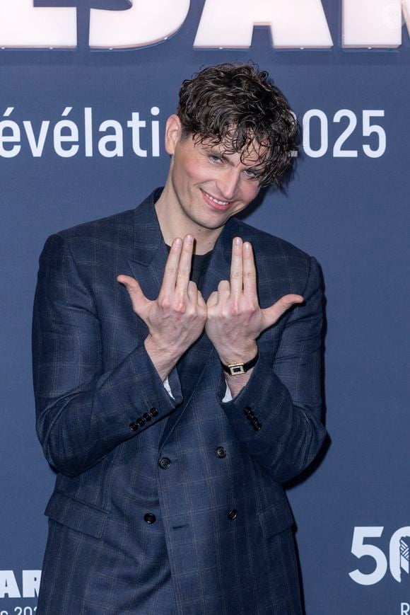 Raphaël Quenard - Photocall de la soirée "Cesar Révélations 2025" au Trianon à Paris le 20 janvier 2025.
© Olivier Borde / Bestimage