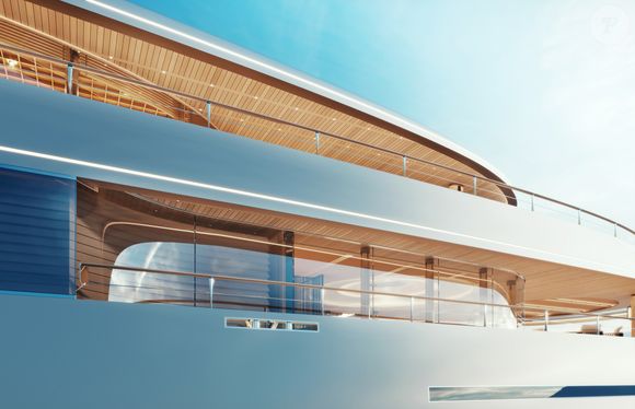 Le superyacht AQUA à couper le souffle de Bill Gates commandé pour environ 644 millions de dollars.
Crédit : Zuma Press / Bestimage