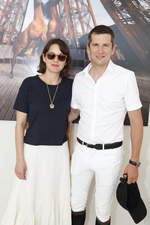 Exclusif - Marion Cotillard et Guillaume Canet - People lors du Longines Paris Eiffel Jumping au Champ-de-Mars à Paris, le 4 juillet 2015. CORLEONE / BORDE / BESTIMAGE