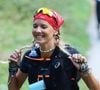 "Mon Dieu, ça fait 9h que je cours !", a-t-elle d'abord lâché au micro de RMC Running, incapable de retenir son immense émotion.

Amandine Petit (9 heures et 3 minutes) à l'arrivée de la course MCC (40 kms) de l'UTMB (Ultra Trail du Mont Blanc) à Chamonix le 24 août 2026.

© Romain Doucelin / Bestimage