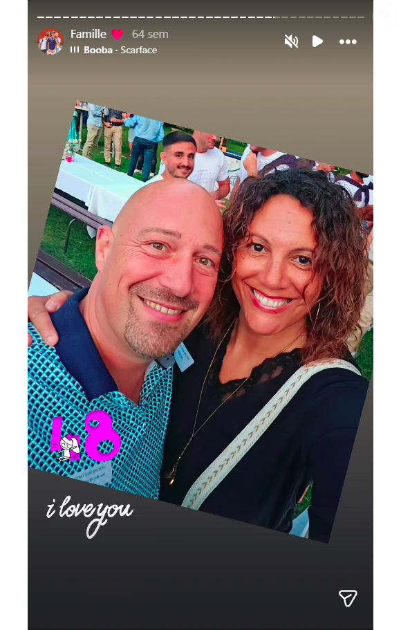 Christophe et Julie Mercy sur Instagram