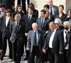 "Le Canard Enchaîné" revient sur la discorde familial autour de plusieurs millions d'euros
Les membres de la famille, Florence Belmondo, Alain Belmondo (frère), Luana, Stella, Annabelle, Paul, Alessandro avec sa compagne Meline,, Victor, Florence (Fille), Giacomo, Olivier (Neveu fils d'Alain), Muriel Belmondo (soeur) lors de la cérémonie d’hommage national à Jean-Paul Belmondo à l’Hôtel des Invalides à Paris, France, le 9 septembre 2021. © Dominique Jacovides/Bestimage