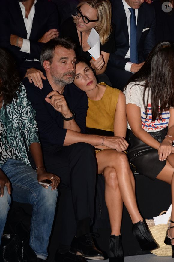 Alessandra Sublet et son mari Clément Miserez - Soirée de la 9ème édition du "Etam Live Show" (Etam Lingerie) lors de la fashion week à Paris, le 27 septembre 2016. © Rachid Bellak/Bestimage