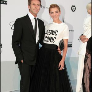 Le prince Emmanuel-Philibert de Savoie et son ex-femme Clotilde Courau, lors du gala de l'Amfar en 2011.

©BestImage