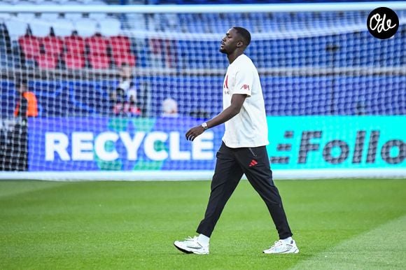 Ibrahima Konaté (FC Liverpool) - Match de quart de finale aller de Ligue Des Champions 2025-2026 (LDC) "PSG - Liverpool (2-0)" au Parc des Princes à Paris le 8 avril 2026. © Baptiste Autissier/PsnewZ/Bestimage
