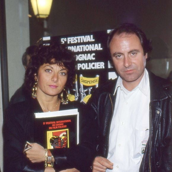 Michel Delpech et sa femme Geneviève au 5ème Festival de Cognac en Avril 1986