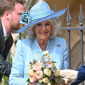 La reine Camilla a arboré un look splendide 

La Reine Camilla lors de la messe de Pâques à la chapelle St George au château de Windsor le 20 avril 2025



Pictured: Queen Camilla (Camilla Parker Bowles, reine consort d'Angleterre)