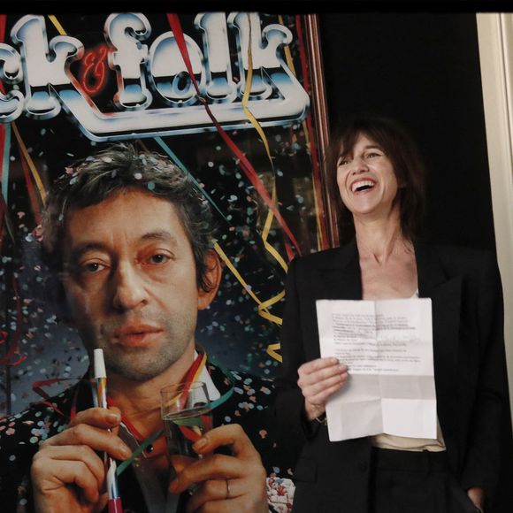 Charlotte Gainsbourg lors de l'inauguration de la Maison Gainsbourg, rue de Verneuil à Paris le 14 septembre 2023. © Alain Guizard / Bestimage