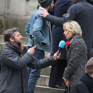 Si sa famille était bien sûr présente pour les ultimes adieux à l'emblématique présentatrice, son entourage de TF1 également. 

Evelyne Dheliat arrive à la cérémonie d'enterrement de Catherine Laborde à l'église Saint-Roch à Paris, France, le 6 février 2025.  Photo par Jerome Domine/ABACAPRESS.COM