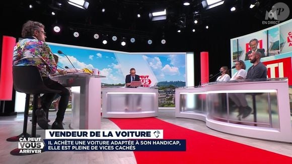 Émission "Ça peut vous arriver" du 4 juin 2025, la journaliste Céline Collonge est insultée de "borgne" en direct.