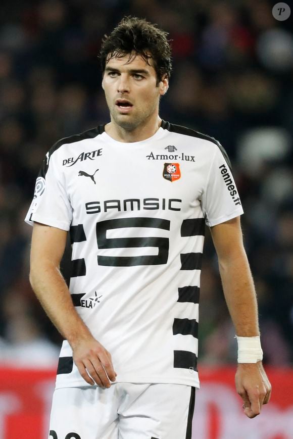 Yoann Gourcuff de Rennes pendant le match de football de la Première Ligue française, PSG vs Rennes au Parc des Princes, France, le 6 novembre 2016. Le PSG a gagné 4-0. Photo by Henri Szwarc/ABACAPRESS.COM