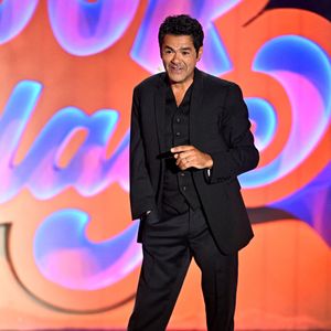 Exclusif - Jamel Debbouze durant l'enregistrement de la première soirée de "L'humour à la plage" pour la 3ème édition du festival de Juan les Pins à la pinède Gould le 26 juin 2026. © Bebert-Tribeca/Bestimage