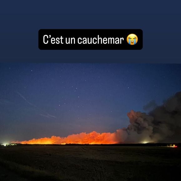 Laetitia Bertignac a partagé une photo montrant le ciel envahi par la fumée, évoquant un "cauchemar".

Capture du compte Instagram de Laetitia Bertignac.

© Instagram / Laetitia Bertignac