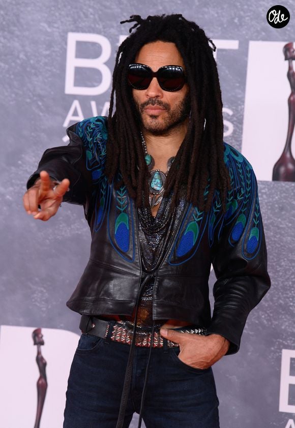 Lenny Kravitz au photocall des BRIT Awards 2025 à l'O2 Peninsula Square de Londres, Royaume Uni, le 1er mars 2025. © Justin Goff/GoffPhotos/Bestimage