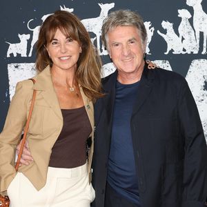 Narjiss Slaoui-Falcoz et son mari François Cluzet - Avant-première du film "Dogman" au cinéma UGC Normandie à Paris le 19 septembre 2023. © Coadic Guirec/Bestimage