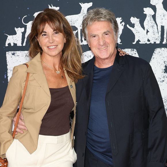 Narjiss Slaoui-Falcoz et son mari François Cluzet - Avant-première du film "Dogman" au cinéma UGC Normandie à Paris le 19 septembre 2023. © Coadic Guirec/Bestimage