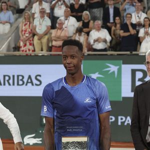 Hugo Gaston (FRA) Vs Gael Monfils (FRA) - Amelie Mauresmo - Gilles Moretton - Gaël Monfils joue et perd son dernier match face à Hugo Gaston lors des internationaux de tennis de Roland Garros à Paris le 25 mai 2026.

© Michael Baucher / PsnewZ / Bestimage / Bestimage