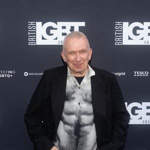 Jean-Paul Gaultier au LGBT Awards 2026 à Londres.