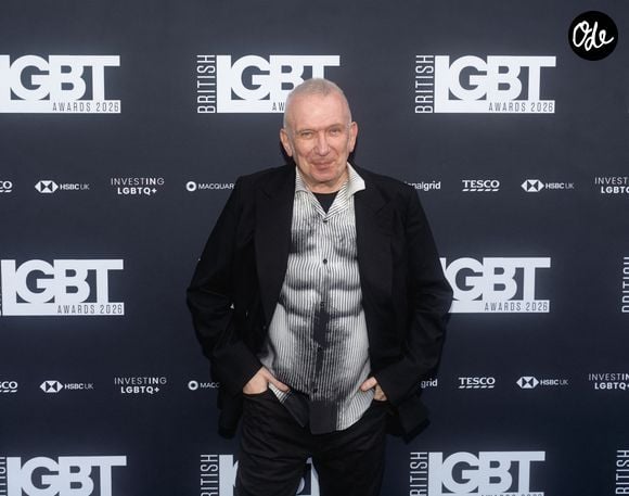 Jean-Paul Gaultier au LGBT Awards 2026 à Londres.