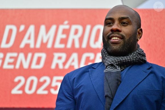 Teddy Riner - 104ème édition du Prix d'Amérique 2025 à l'hippodrome Paris-Vincennes le 26 janvier 2025. © Christian Liewig/Bestimage