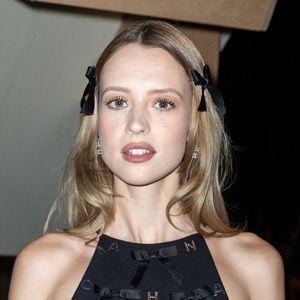 Angèle - Front Row au deuxième défilé de mode Haute-Couture Chanel au Grand Palais Éphémère lors de la Fashion Week Printemps-été 2023 de Paris, France, le 24 janvier 2023. © Olivier Borde/Bestimage