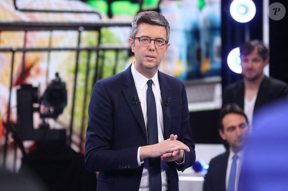 Maxime Switek anime 'Le forum BFMTV' à Paris, France. 23 janvier 2025. Photo par Jerome Domine/ABACAPRESS.COM
