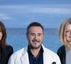 Bien qu'il n'ait pas participé à la création du vin, l'acteur a accepté que son image soit utilisée sur les bouteilles et a participé à une vidéo promotionnelle.
L'actrice française Aure Atika, l'acteur français José Garcia et la réalisatrice française Jennifer Devoldere posent lors d'un photocall "Le panache" dans le cadre du festival du film Cineroman, sur la Promenade des Anglais, dans la ville de Nice sur la Côte d'Azur, le 2 octobre 2024. Photo par Shootpix/ABACAPRESS.COM