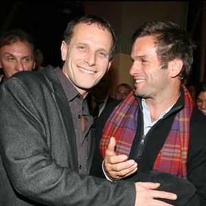 Charles Berling et Marc Thiercelin lors du salon nautique de Paris.
Crédit : OLIVIER BORDE / BESTIMAGE