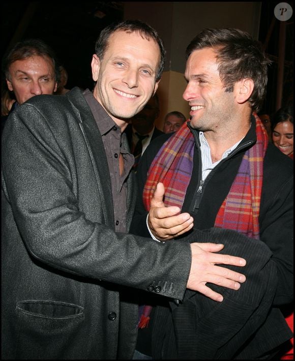 Charles Berling et Marc Thiercelin lors du salon nautique de Paris.
Crédit : OLIVIER BORDE / BESTIMAGE