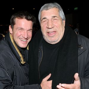 Benjamin Castaldi et Jean-Pierre Castaldi au Cercle Cadet de Paris. RACHID BELLAK / BESTIMAGE