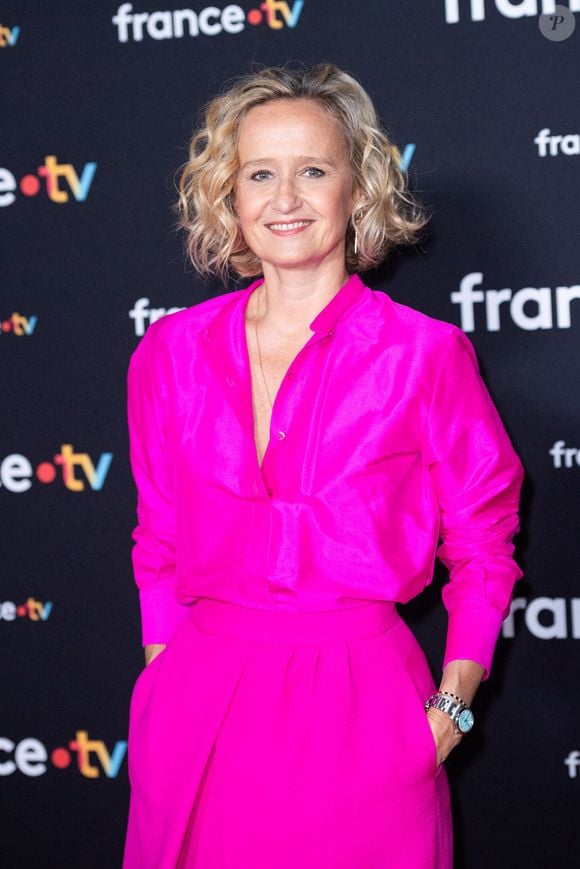 Caroline Roux assiste a la Conference de Presse de rentree de France Televisions a Paris, France le 11 Juillet 2023. Photo par Aurore Marechal/ABACAPRESS.COM