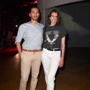 Louise Monot et son compagnon Samir Boitard - Soirée de lancement  du nouveau Range Rover Sport à Paris le 19 mai 2022 . © Veeren/Bestimage