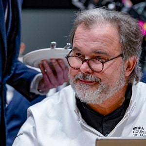 Pierre Hermé, jury de la coupe du Monde de Pâtisserie de la 22ème édition du Salon International de la Restauration, de l'hôtellerie et de l'Alimentation (SIRHA) à Eurexpo Chassieu le 25/01/2025. Photo Sandrine Thesillat / PsNewz / Bestimage