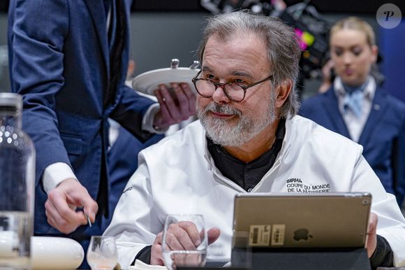 Pierre Hermé, jury de la coupe du Monde de Pâtisserie de la 22ème édition du Salon International de la Restauration, de l'hôtellerie et de l'Alimentation (SIRHA) à Eurexpo Chassieu le 25/01/2025. Photo Sandrine Thesillat / PsNewz / Bestimage