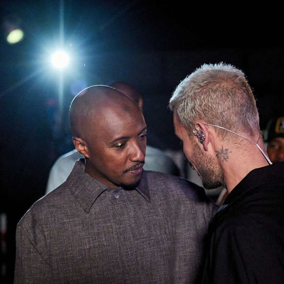 Exclusif - Soprano, M. Pokora (Matt Pokora) - Backstage - Enregistrement de l'émission "Avec Florent, tout le monde ELA" à La Seine Musicale à Paris, diffusée le 1er septembre à 21h10 sur TF1
© Cyril Moreau-Dominique Jacovides / Bestimage