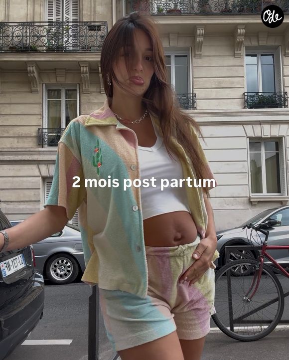Loulou Kitchen a partagé l'évolution de son corps suite à son accouchement. Capture d'écran Instagram