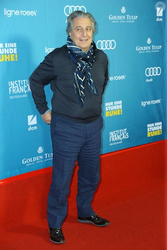 Christian Clavier - Première du film "Une heure tranquille" à Berlin en Allemagne le 1er avril 2015.