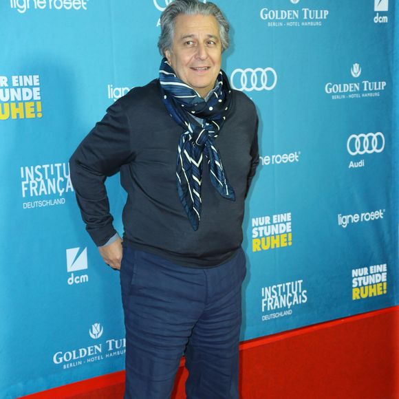Christian Clavier - Première du film "Une heure tranquille" à Berlin en Allemagne le 1er avril 2015.