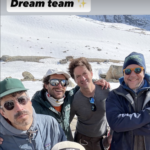 Julian Bugier a partagé des images de son séjour au ski. Capture d'écran Instagram