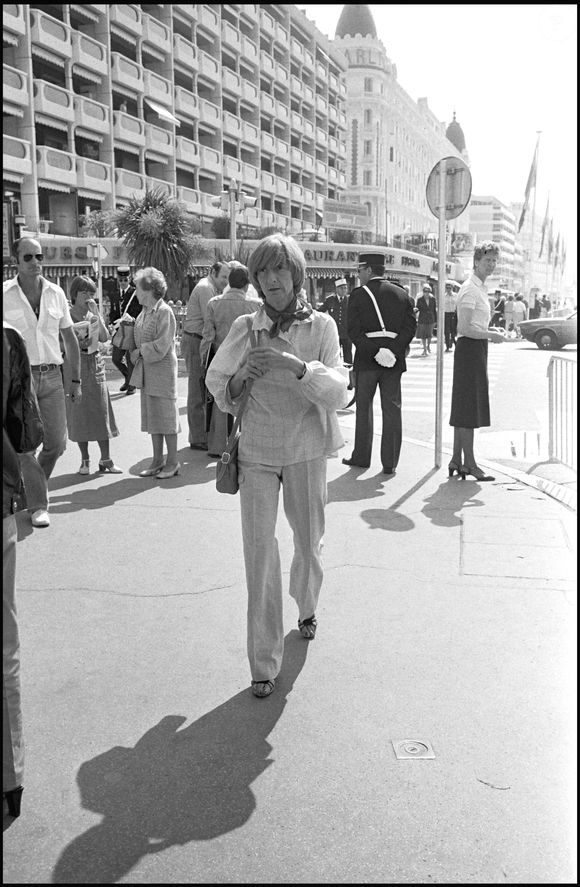Françoise Sagan au festival de Cannes 1979. ANGELI-RINDOFF / BESTIMAGE