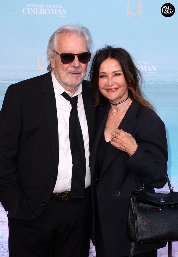 Pierre Arditi et sa femme Evelyne Bouix - Tapis rouge de la soirée d'ouverture de la 7ème édition du festival Cineroman à Nice le 29 septembre 2025. © Dominique Jacovides - Bruno Bebert / Bestimage