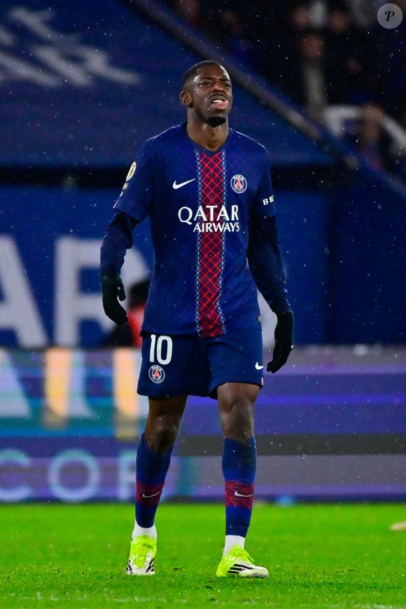 Ousmane DEMBELE ( 10 - PSG ) lors du match de Ligue 1 entre le Paris Saint Germain et Lille OSC au Parc Des Princes le 16 janvier 2026 à Paris, France. © Federico Pestelini/PsnewZ/Bestimage