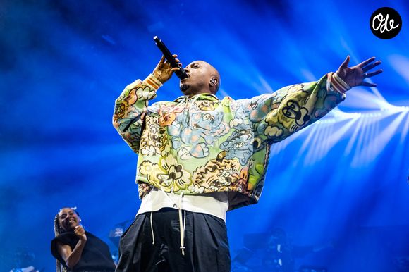 La chanteuse Soprano se produit au Paleo Festival Nyon à Nyon, en Suisse, le 25 juillet 2025. Photo : Loona/ABACAPRESS.COM