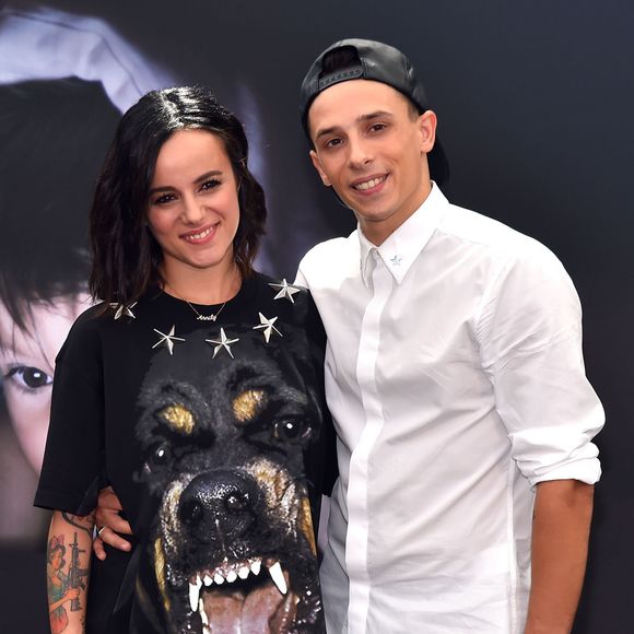 Alizée et son compagnon Grégoire Lyonnet - Jour 1 - Photocall lors du 55ème festival de télévision de Monte-Carlo à Monaco. Le 14 juin 2015. Photo par JUNIOR / BESTIMAGE