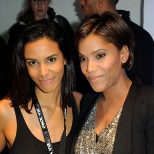 Audrey Chauveau et Shy'm au défilé Shy'm AS i AM à la Galerie Nikki Diana Marquardt à Paris, le 4 décembre 2013. Photo : Alban Wyters/ABACAPRESS.COM