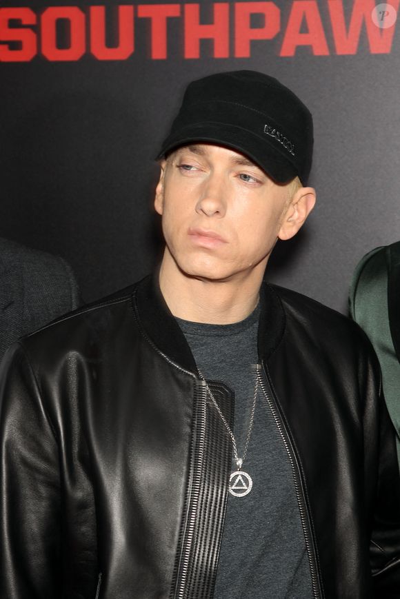 Eminem à la première de Southpaw à l'AMC Loews Lincoln Square à New York City, NY, USA, le 20 juillet 2015. Photo par Marion Curtis/Startraks/ABACAPRESS.COM