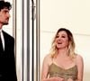 On se souvient tous du manque de sourires de Louis Garrel aux côtés de son ex, Valéria Bruni-Tedeschi, pour la projection des "Amandiers" en 2022
Louis Garrel, Valeria Bruni Tedeschi - Descente des marches du film "Les Amandiers (Forever Young)" lors du 75ème Festival International du Film de Cannes, le 22 mai 2022/
© Dominique Jacovides / Bestimage
