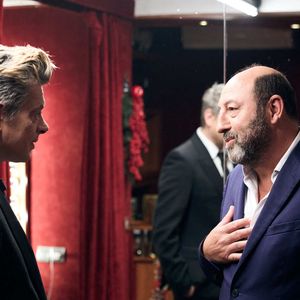 Benjamin Biolay et Kad Merad lors de l'enregistrement d'un Grand show de Noël "Christmas Show" imaginé par B.Biolay avec une pléiade d'artistes prestigieux au Casino de Paris, France, le 28 septembre 2022, diffusé sur Canal+, le 21 décembre 2022. © Cyril Moreau/Bestimage